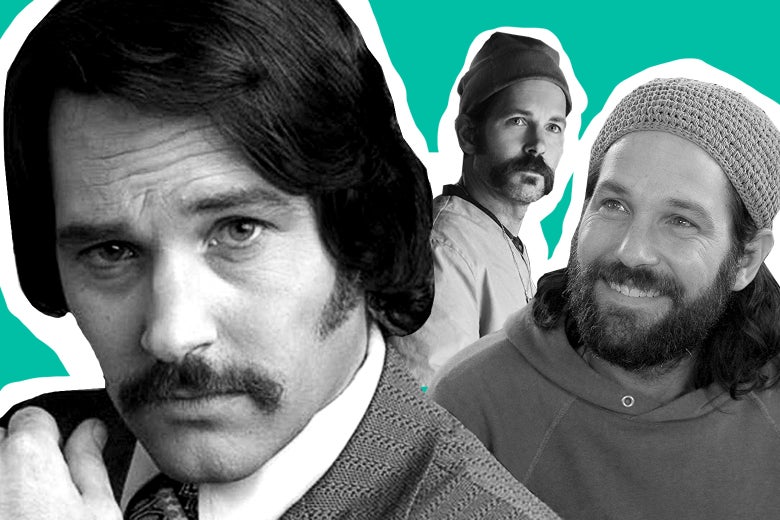 Paul Rudd in Anchorman, Mute and Our Idiot Brother.
